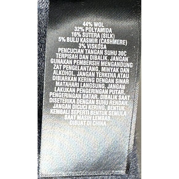 Ted Baker Mens Sweater Wool Cashmere Silk Blend V Neck Gray Size 6 US XL - Picture 10 of 15